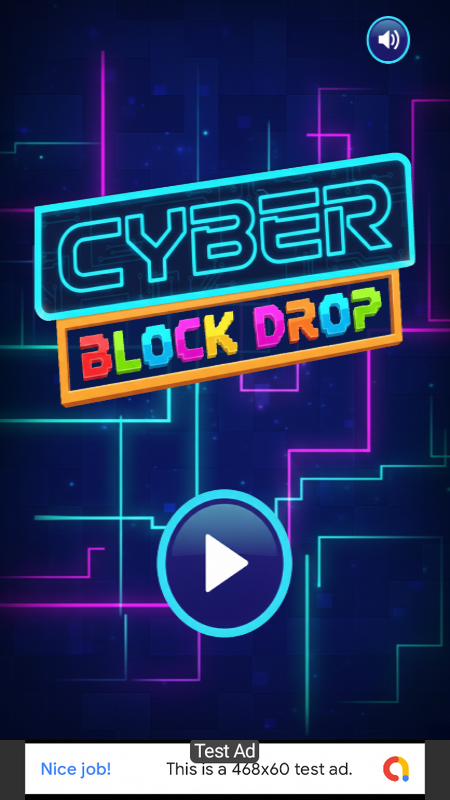 Cyber Block Drop - Puzzle Game Android Studio Project with AdMob Ads + Ready to Publish