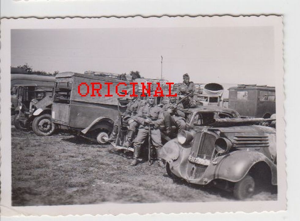 Foto 2wk Frankreich erbeutete französische Fahrz