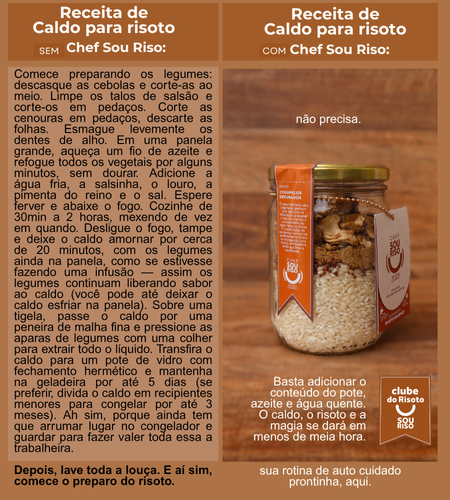 caldo de legumes para risoto