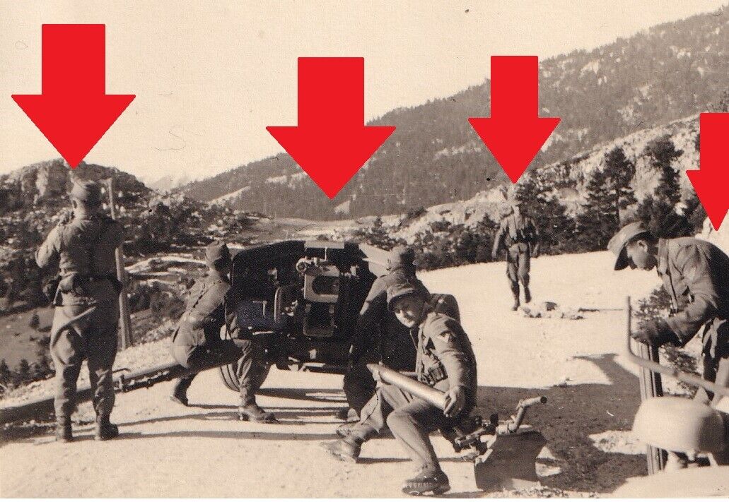 Foto,Bandenkampf,1944 Griechenland,Erich Röseke,Pak1