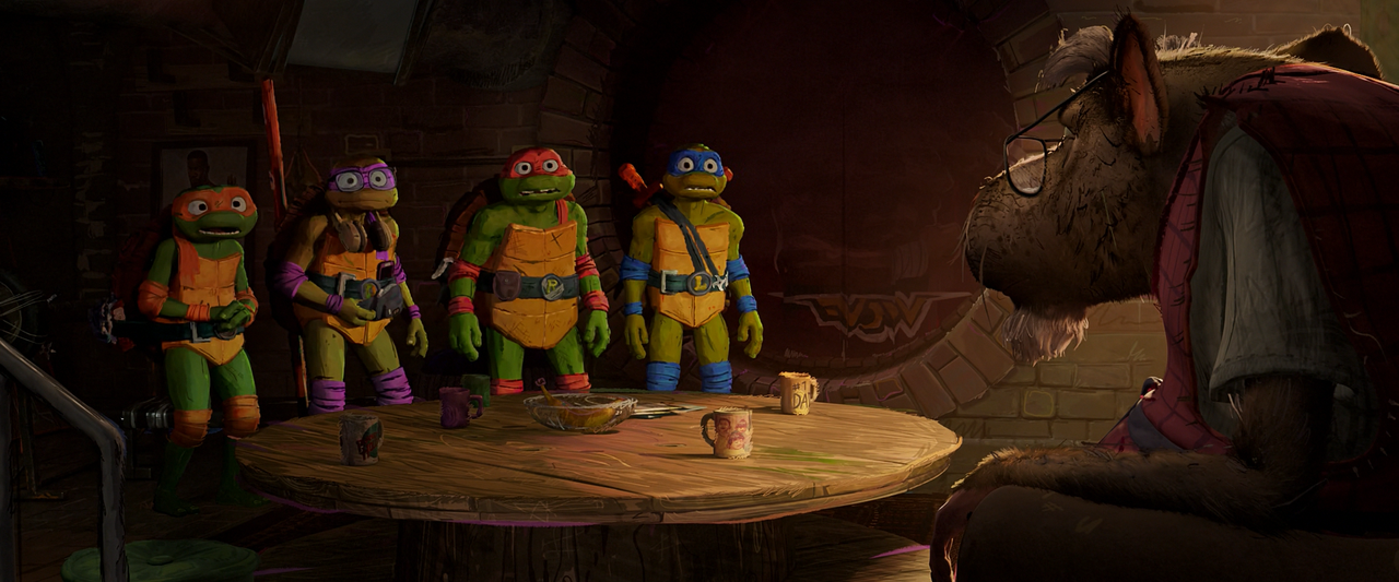 Teenage Mutant Ninja Turtles Mutant Mayhem (2023) (1080p WEB-RIP AV1 Opus) [NeoNyx343] - [00:10:31.8