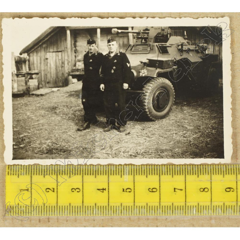 Sdkfz 221 mit Panzerbüchse, Kennung, Panzertruppe, Spähwagen1