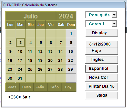 calendario