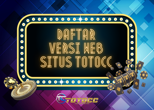 CARA PENDAFTARAN DI SITUS TOTOCC VERSI WEB
