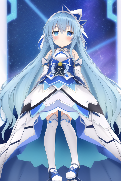 12471-2250598845-yoshino_(DATE A LIVE_) detailed armor white dress and blue gloves 9yo little girl F