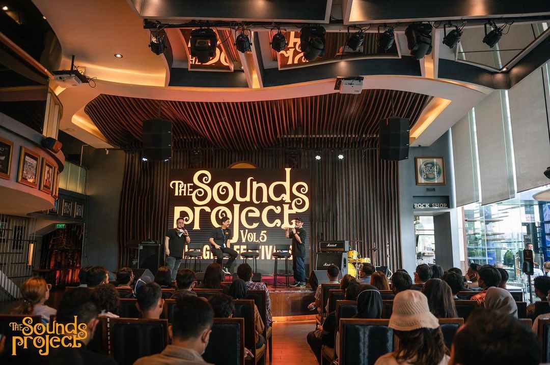 Konferensi pers, The Sounds Project Vol. 5, festival musik berskala nasional yang akan digelar pada 27-28 Agustus 2022.
