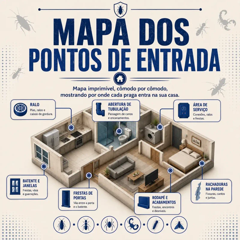 Mockup do Bônus 1 · Mapa dos Pontos de Entrada