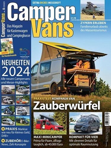 Cover: CamperVans Magazin No 05 September-Oktober 2023