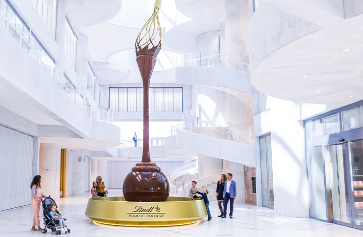 Air mancur Lindor di Lindt Home of Chocolate