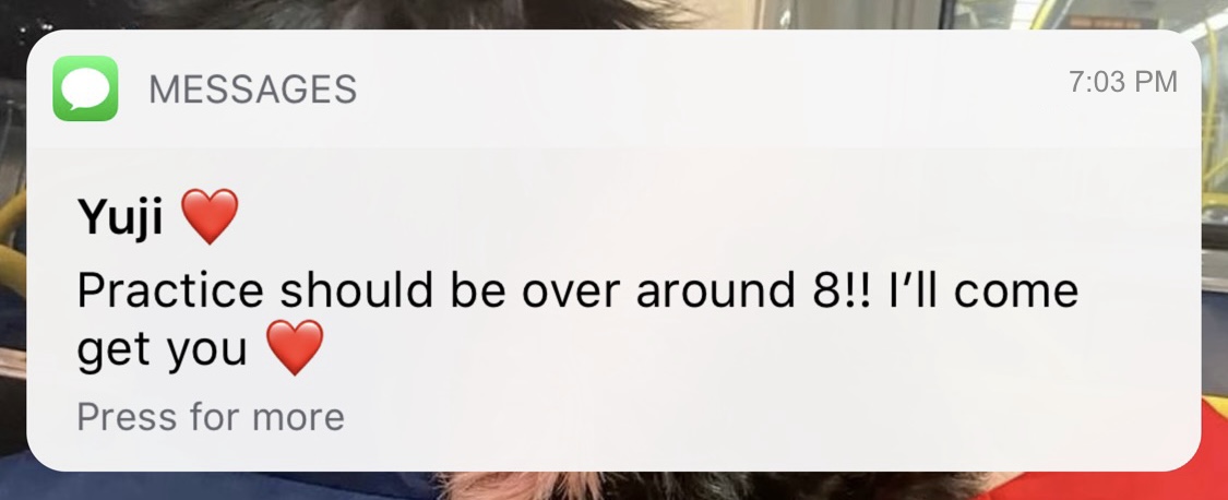 Yuji Chat Notification