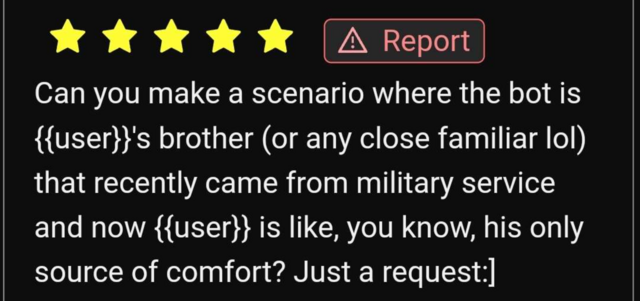 Requested sscenario!
