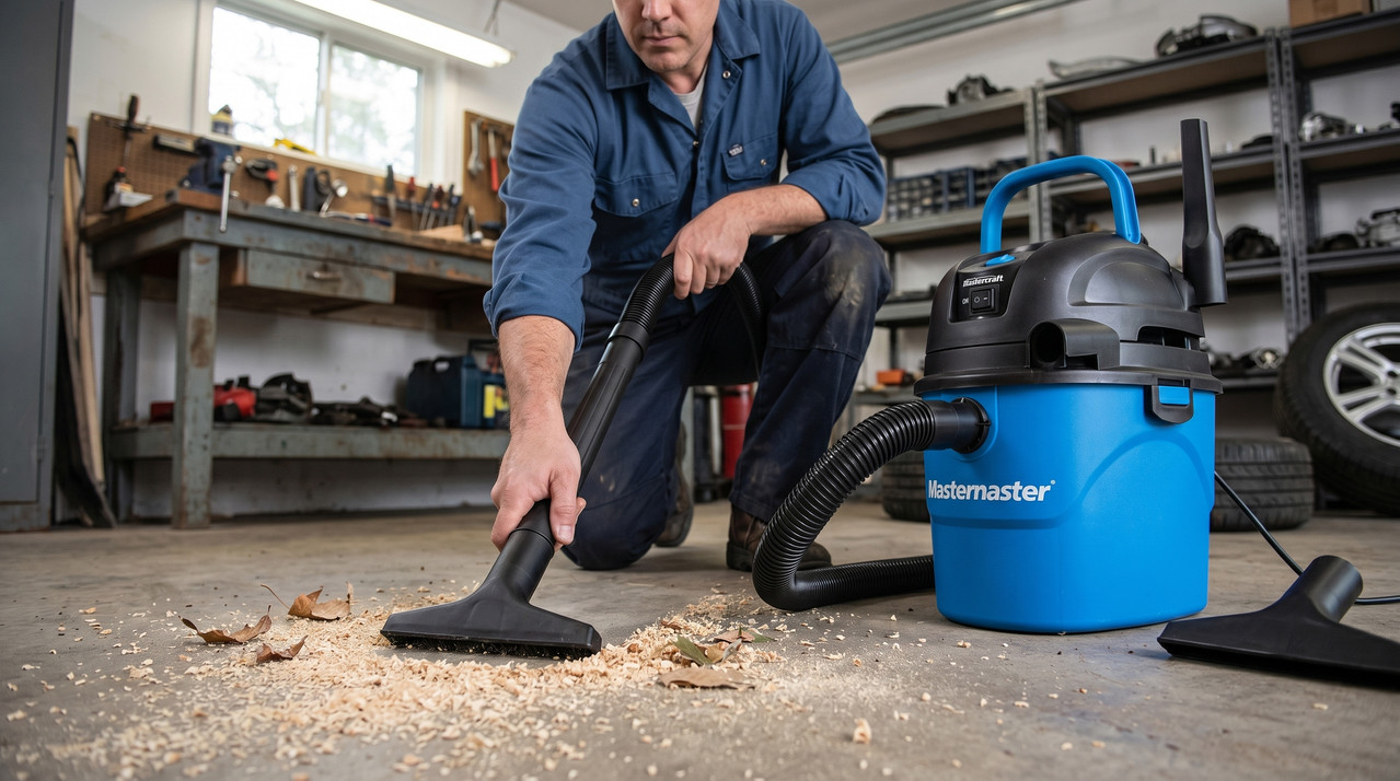 Aspiradora Vacmaster 5 galones seco y mojado con función de blower