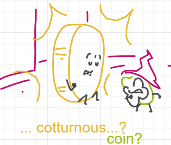 A panel from The Prime Number Few, episode eight of the Board Boards object show by Furretwalk/WalkingFurret.