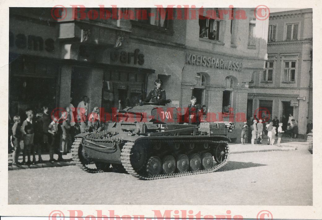 Orzysz Aris Ostpreußen Polen Panzerkampfwagen II Turmnummer 701