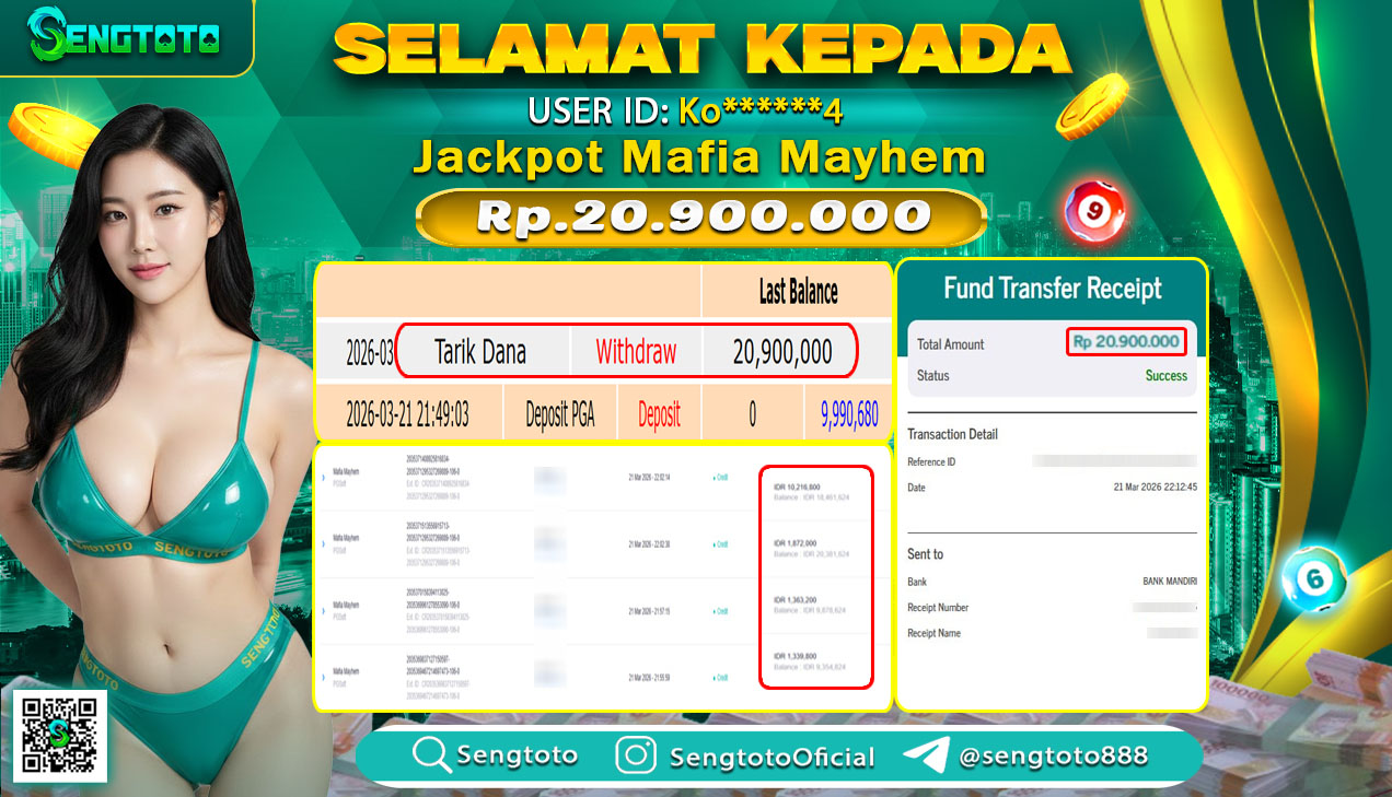 BUKTI PEMBAYARAN SLOT MAFIA MAYHEM