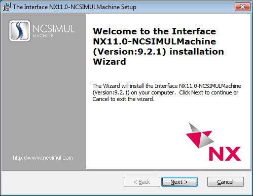 NCSimul Machine Plugin 9.2.1 for NX 11-12 2017 NCSimul Machine Plugin 9.2.1 for NX 11-12 2017