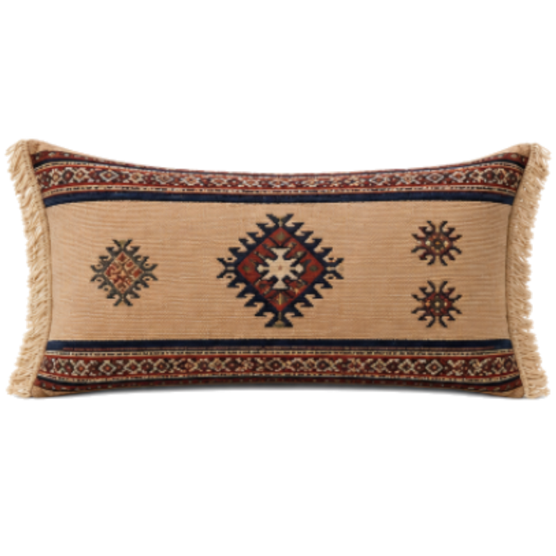 Moroccan Fringe Lumbar Pillow