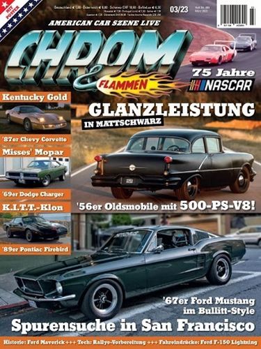 Cover: Chrom und Flammen Automagazin No 03 März 2023
