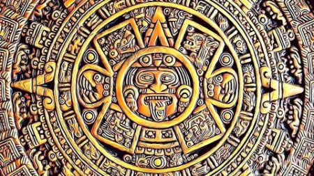 Mayan Calendar Tzolk'In: Self-Synchronization Technique