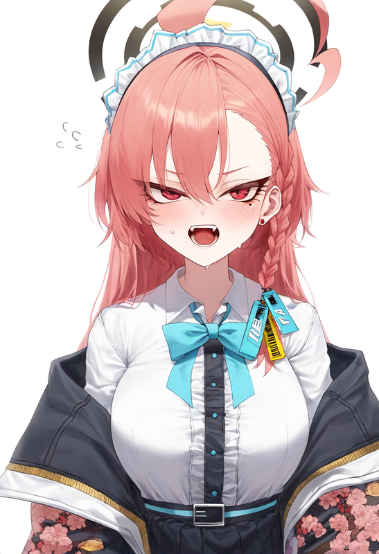 depth of field, 1girl, neru (blue archive), alternate hairstyle, {{{{long hair}} s-1244958531