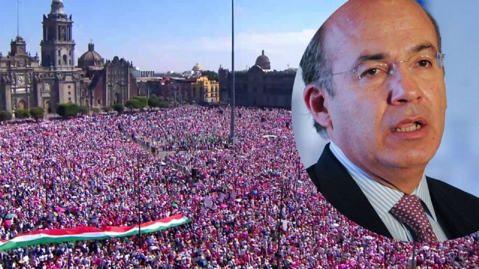 Felipe Calderón y Vicente Fox reaccionan a la marcha del INE y Morena da fuerte respuesta