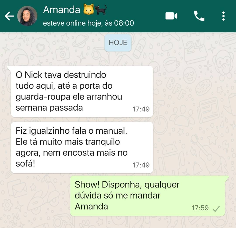 Depoimento de cliente 1