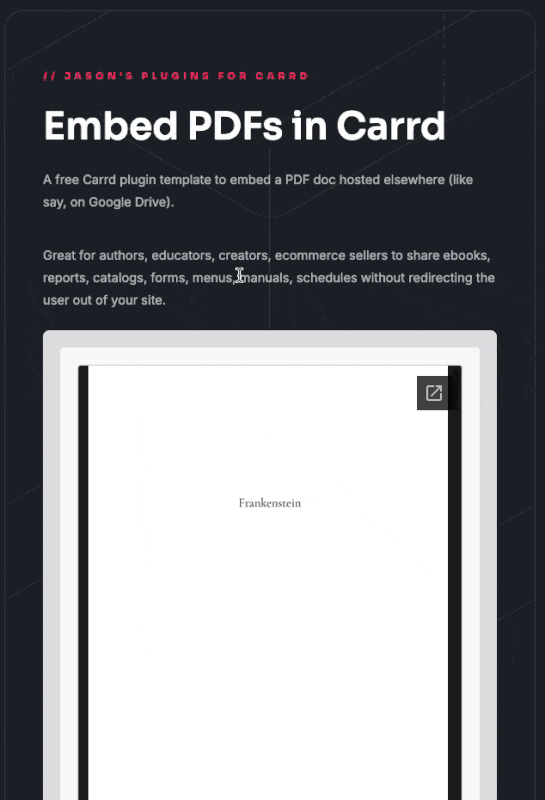 embedpdf carrdplugin