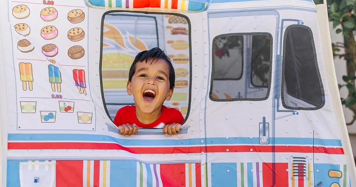 Playtime Fun: Melissa & Doug Food Truck Tent for Just Playtime Fun: Melissa & Doug Food Truck Tent for Just