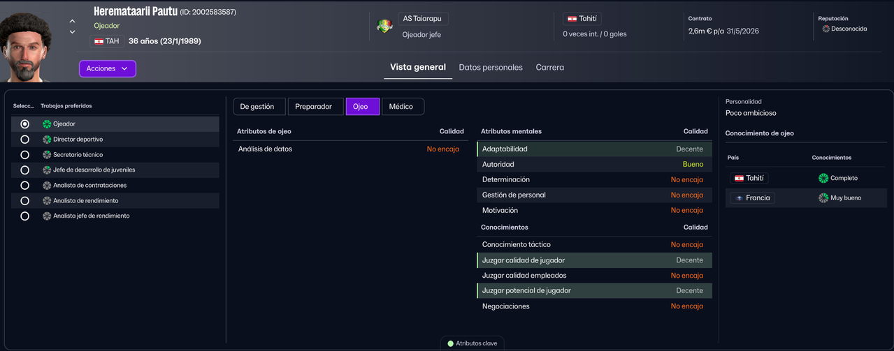 Heremataarii Pautu ojeador jefe 2025