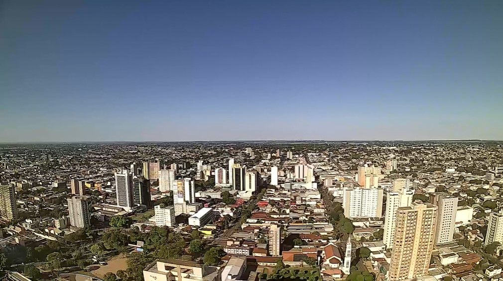 Campo Grande nesta manhã de segunda-feira