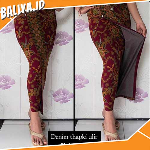 Model Rok Pendek Batik baliya.id