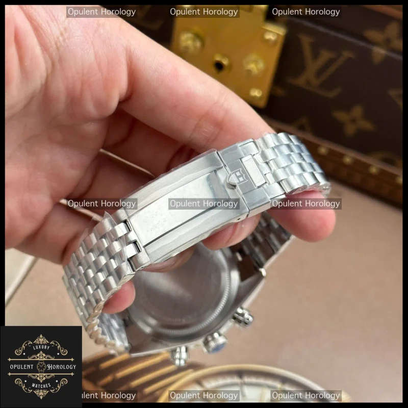 Tudor Black Bay Chronograph Replica 41mm Pink Salmon Dial Steel Bracelet ETA 7750