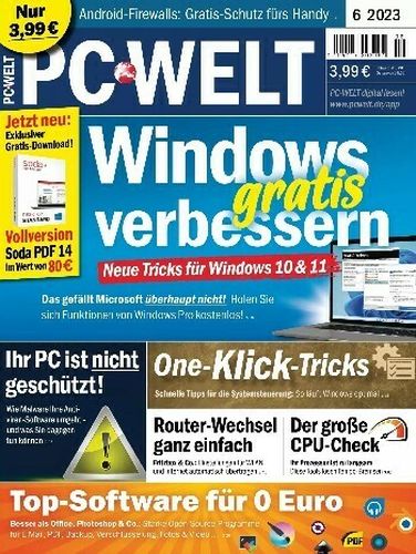 Cover: Pc Welt Magazin No 06 Juni 2023