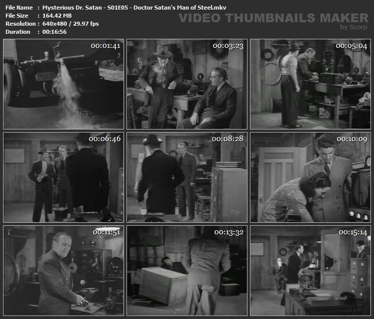 Mysterious Dr. Satan - S01E05 - Doctor Satan's Man of Steel.mkv