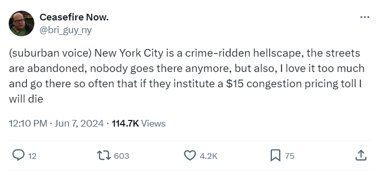 Congestion pricing will destroy broadway