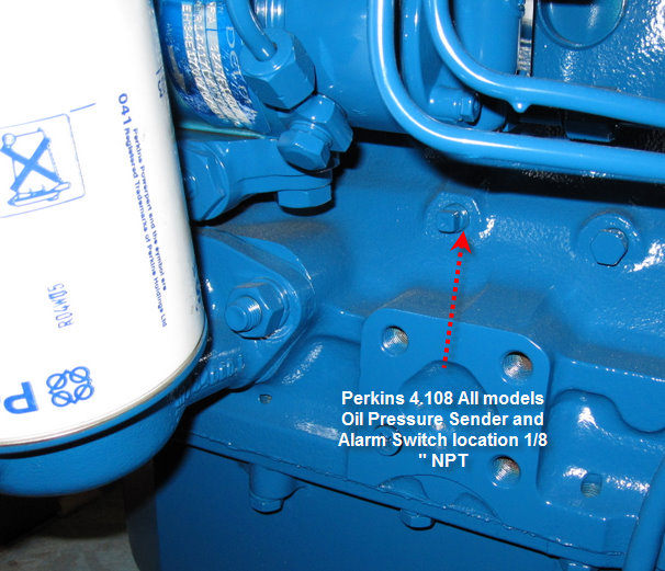 Perkins 4.108  Oil Pressure Location-1