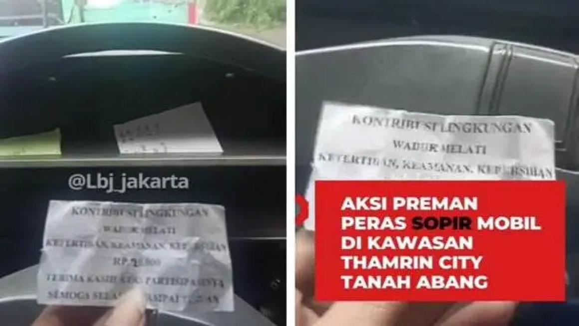 Viral! Pengendara Dipalak Preman di Tanah Abang, Polisi Bertindak Tegas Viral! Pengendara Dipalak Preman di Tanah Abang, Polisi Bertindak Tegas