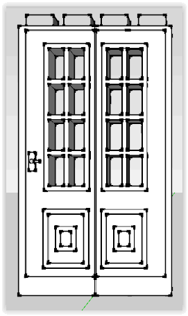 Puerta cristal 4x8
