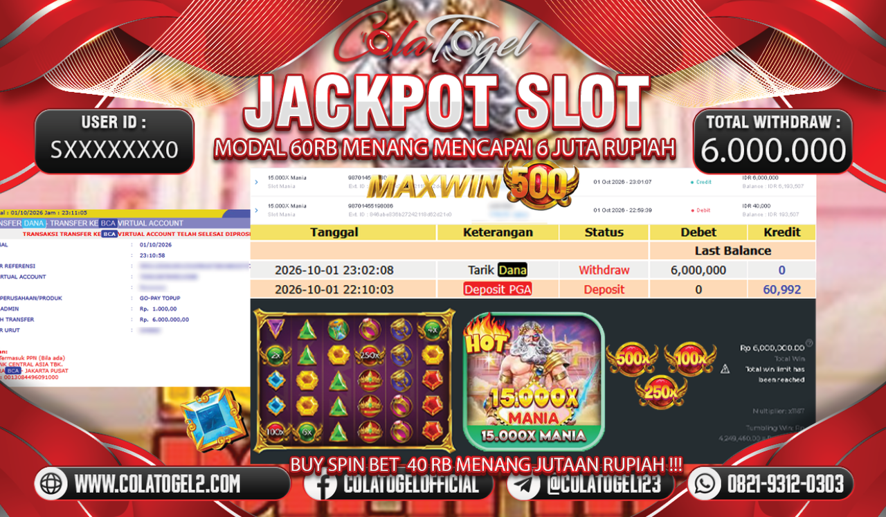 JACKPOT SLOT GACORR !!!