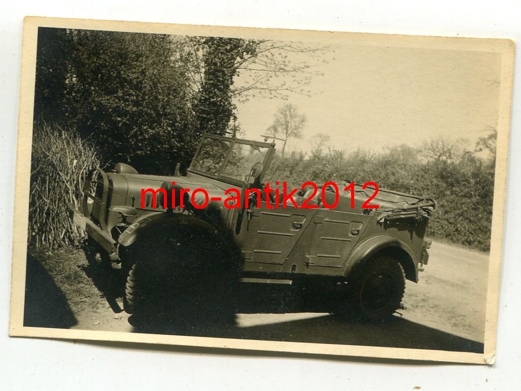 Foto, Wehrmacht, PKW, Kübelwagen, Stoewer, Kato 