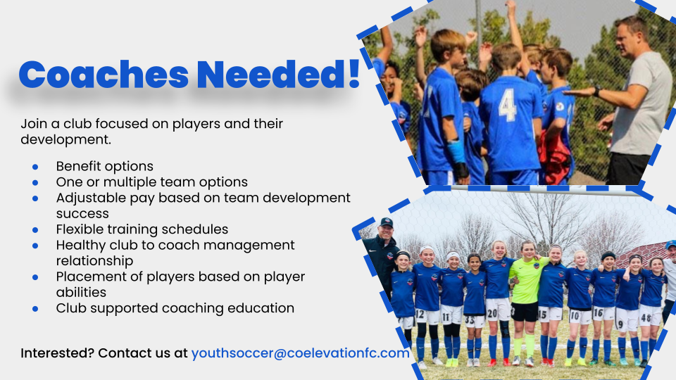 Coaches Needed