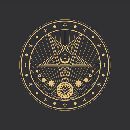 Símbolo de Pentagrama Místico