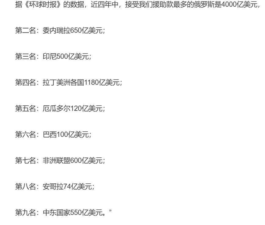 中国近4年以来，对外“援助”（傻逼）国家排行榜，第一名竟然是这个国家！ - 新未名空间
