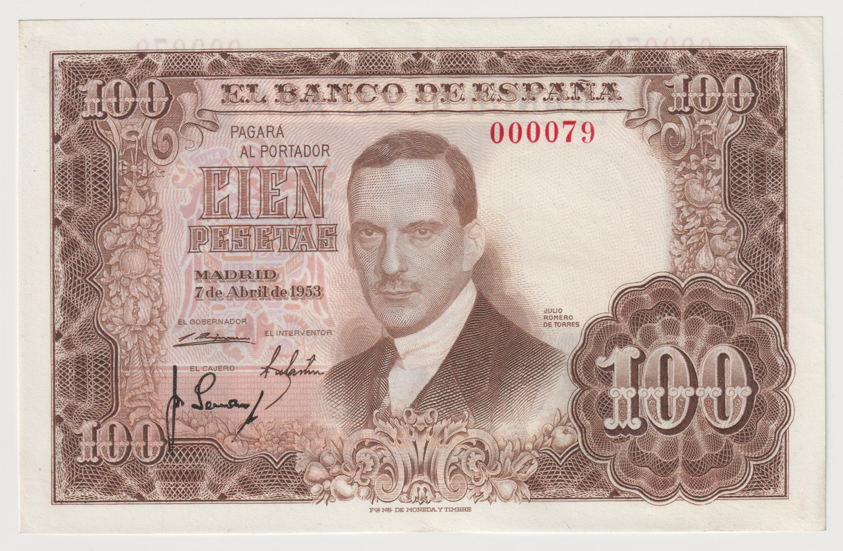 100 pesetas 1953 número bajo Escaneo-2-15