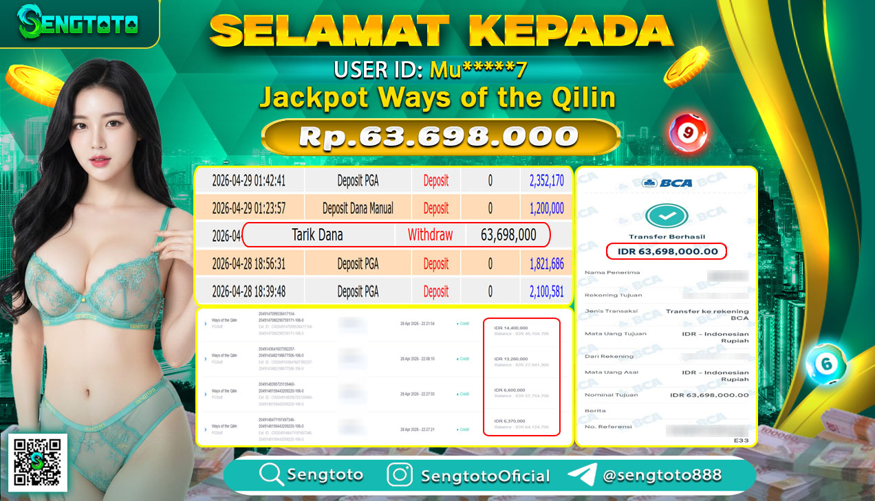 BUKTI PEMBAYARAN SLOT WAYS OF THE QILIN
