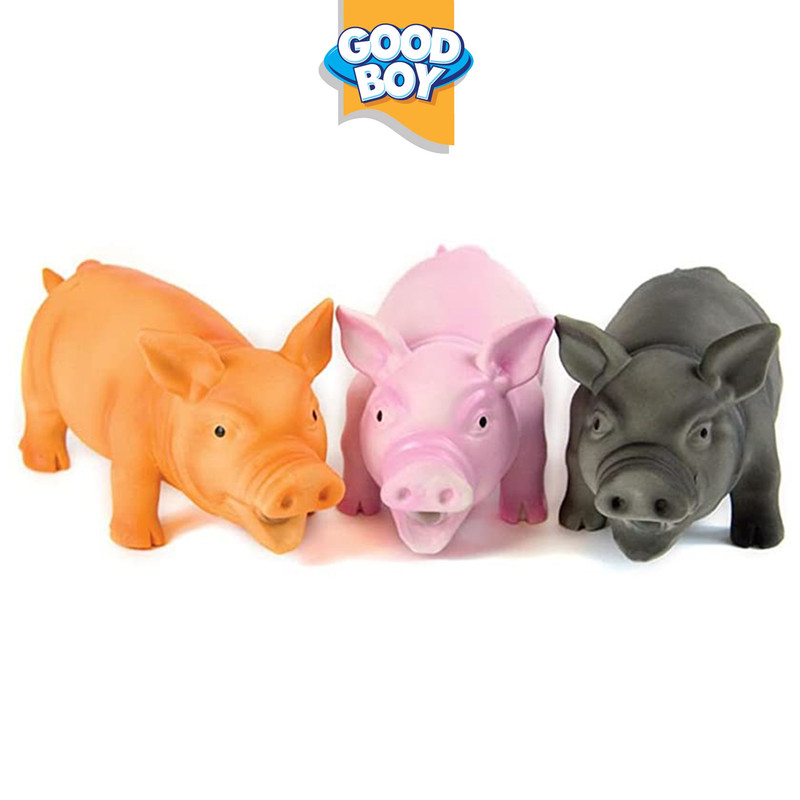 rubber pig dog toy