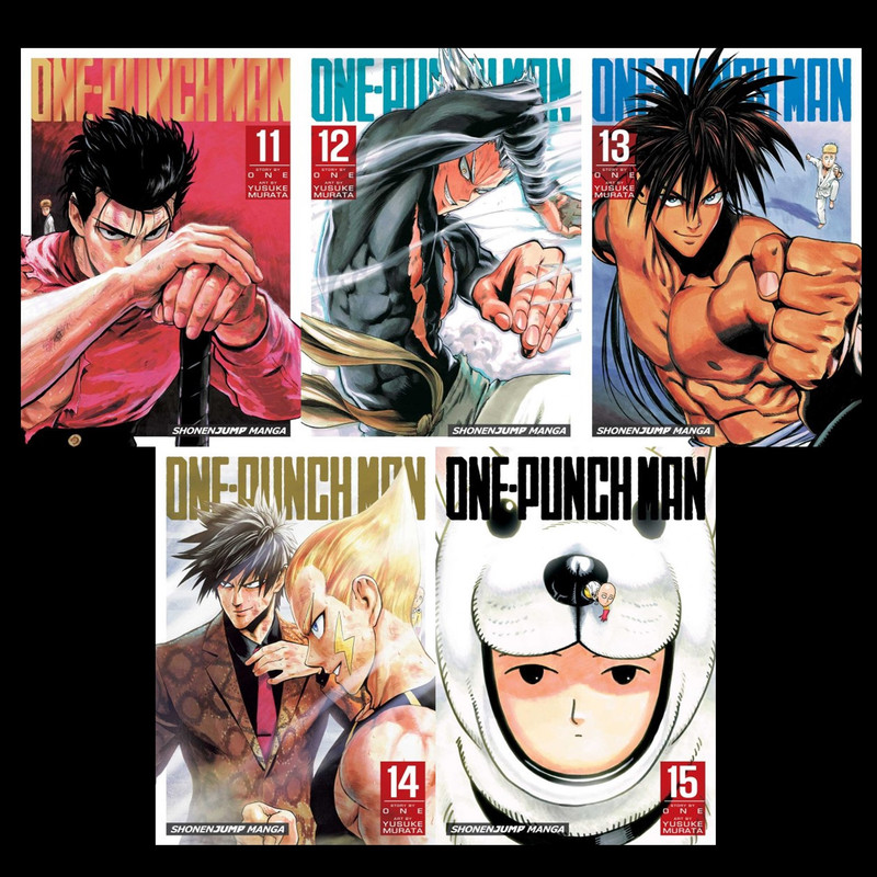 One Punch Man English Manga Series By Yusuke Murata Set Of Book Volumes 11 15