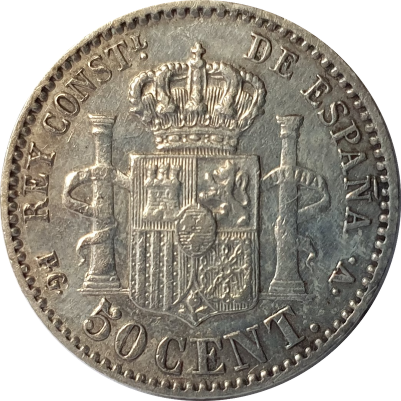 50 Centimos Alfonso XIII 1894 20221229-153144