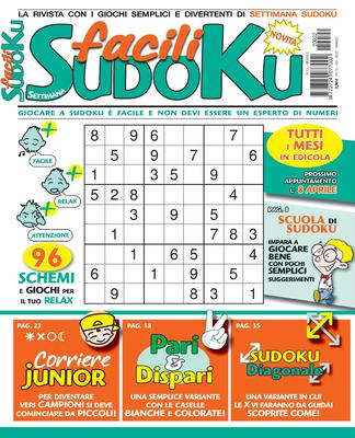 Facili Sudoku – Marzo 2022