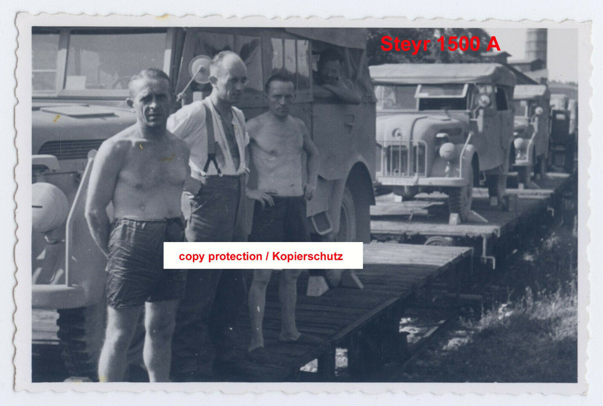 Foto Steyr 1500 A,Lastwagen,Auto,Wehrmacht,Kübelwagen,